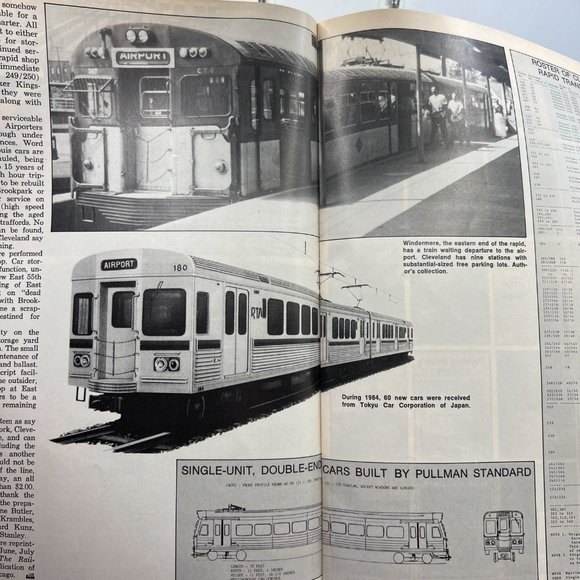 Lot 5 Vintage Railroad Train Magazines 1960 through 1987 - Picture 2 of 16